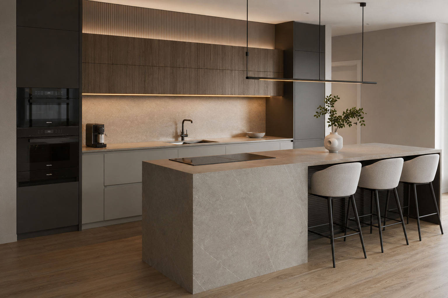 Egyedi konyha 3D render